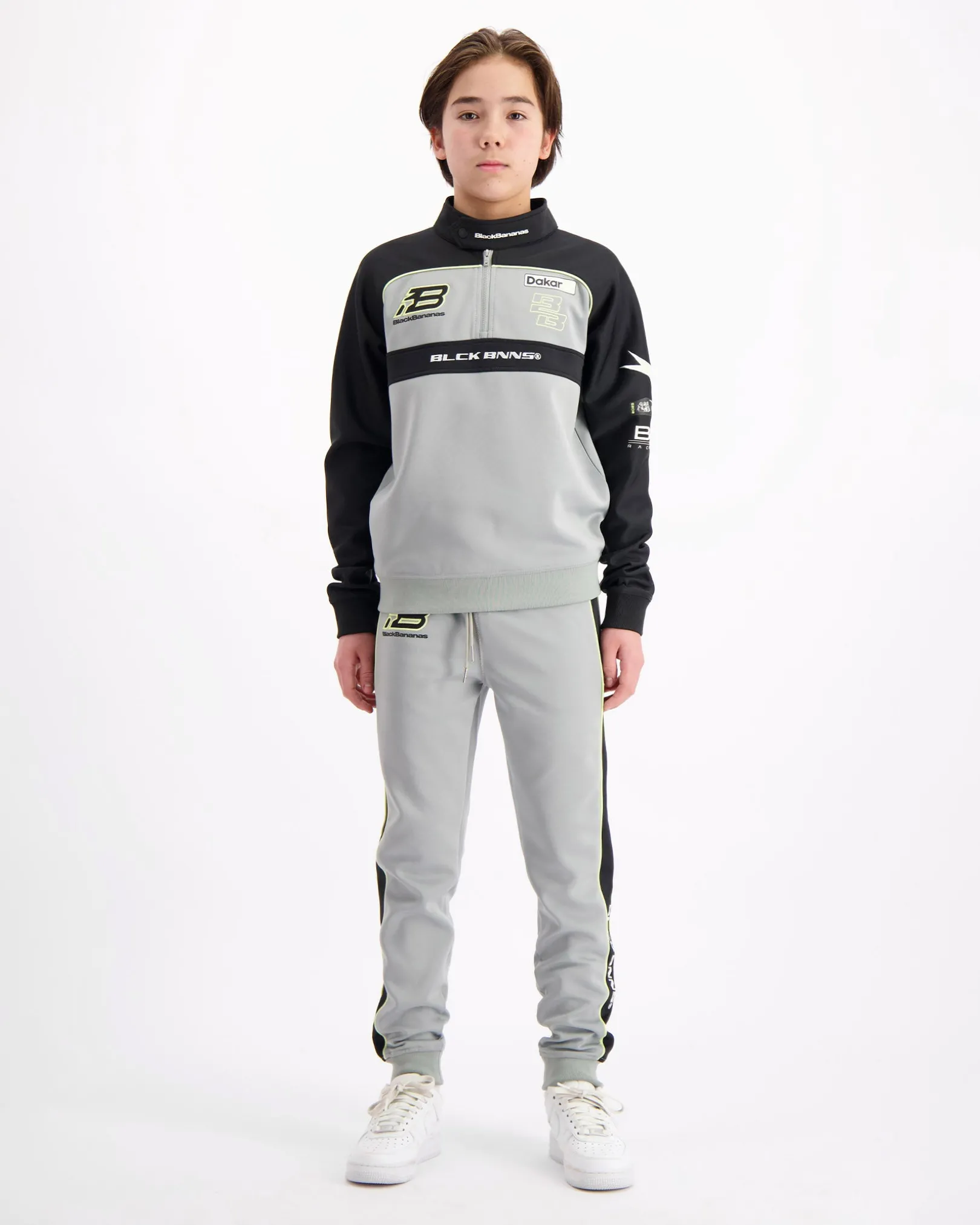 KIDS RACE TRACKSUIT | Grijs