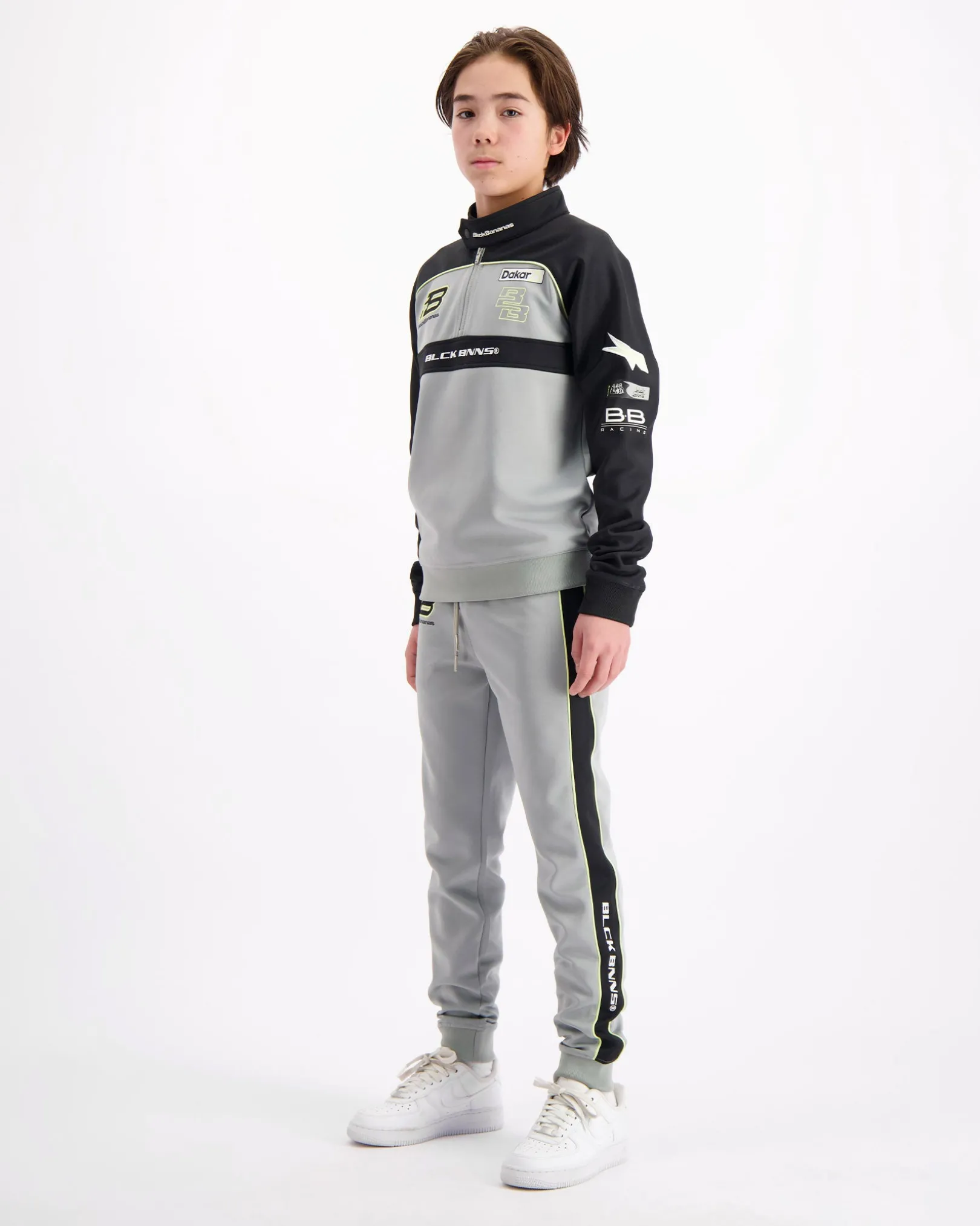 KIDS RACE TRACKSUIT | Grijs