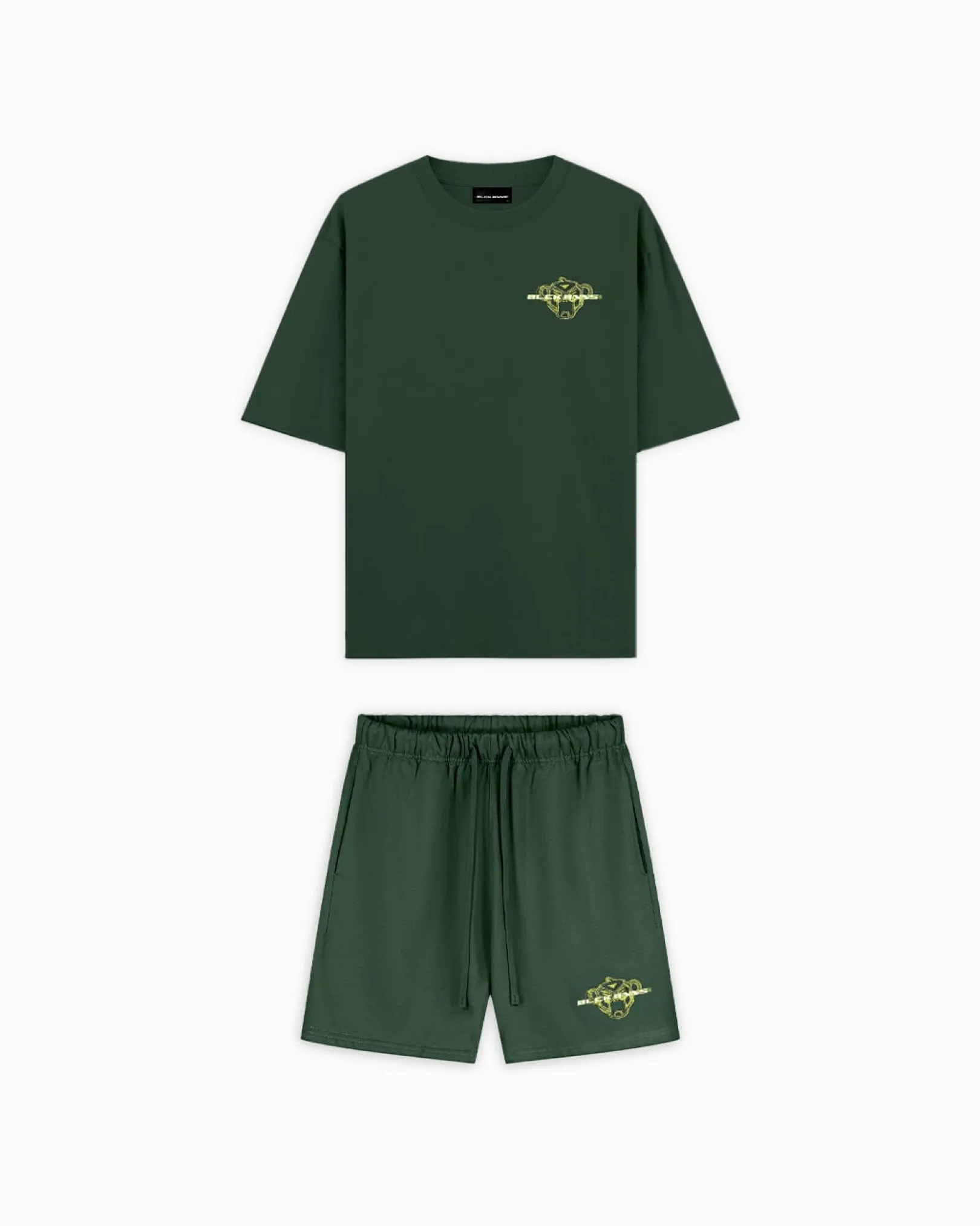 KIDS SKETCH TWINSET | Forrest Green