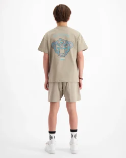 KIDS SKETCH TWINSET | Taupe