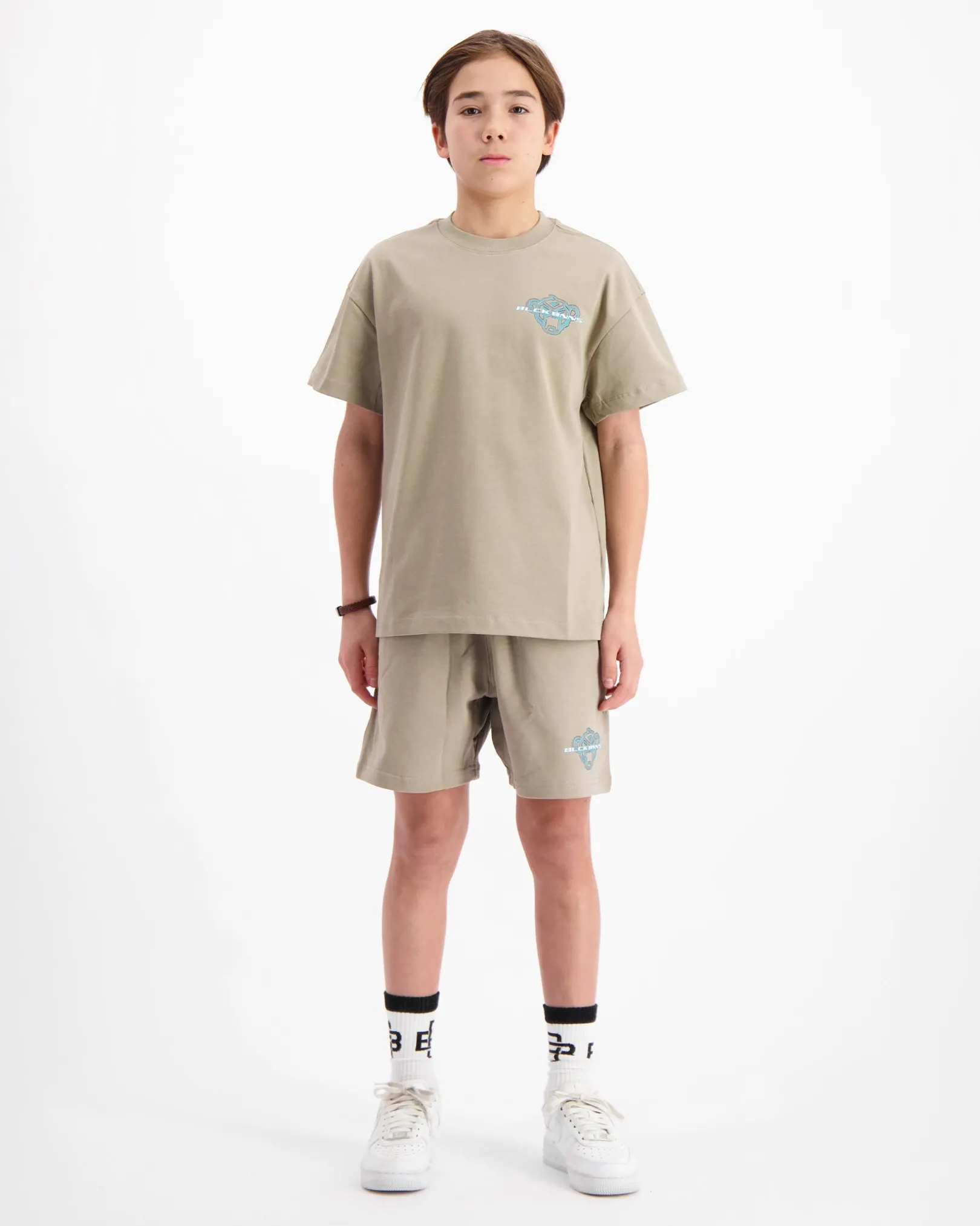 KIDS SKETCH TWINSET | Taupe