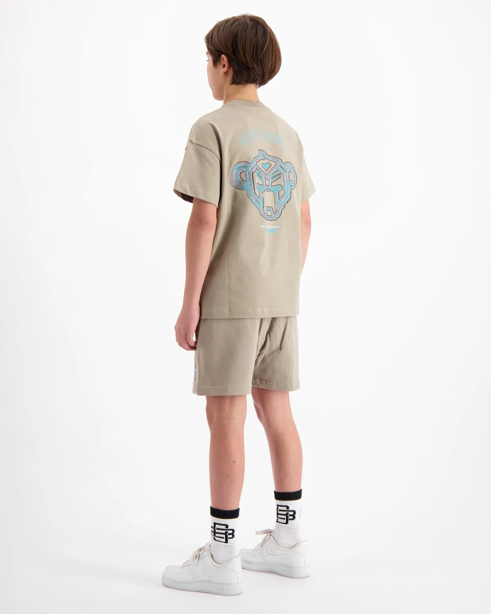 KIDS SKETCH TWINSET | Taupe