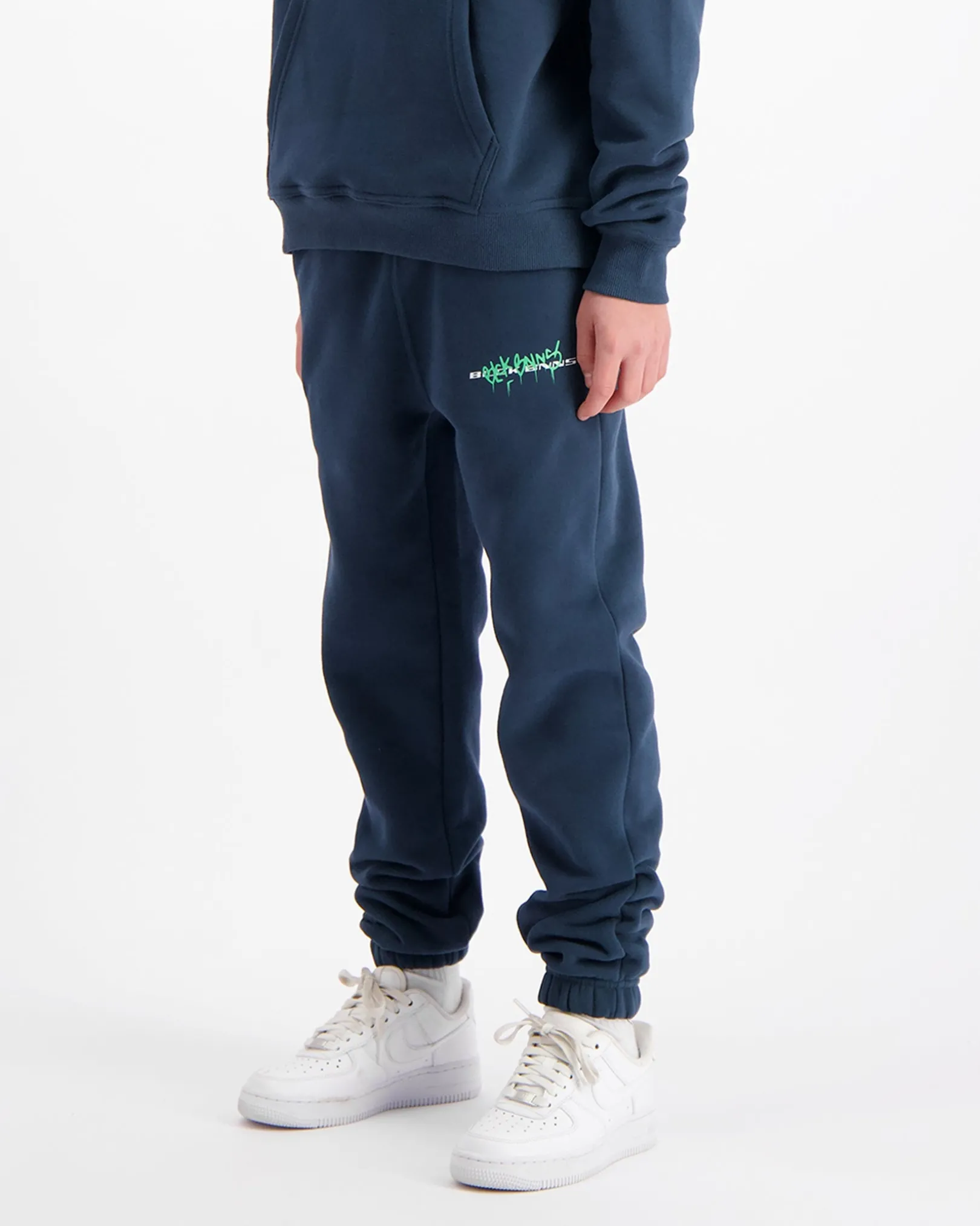 KIDS SPRAYED SWEATPANTS | Marine