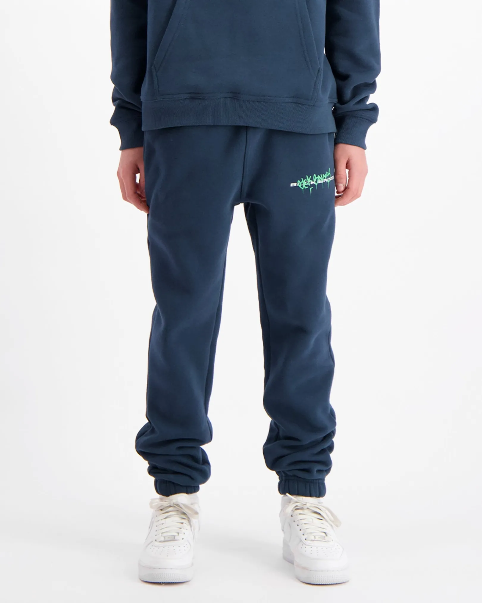 KIDS SPRAYED SWEATPANTS | Marine