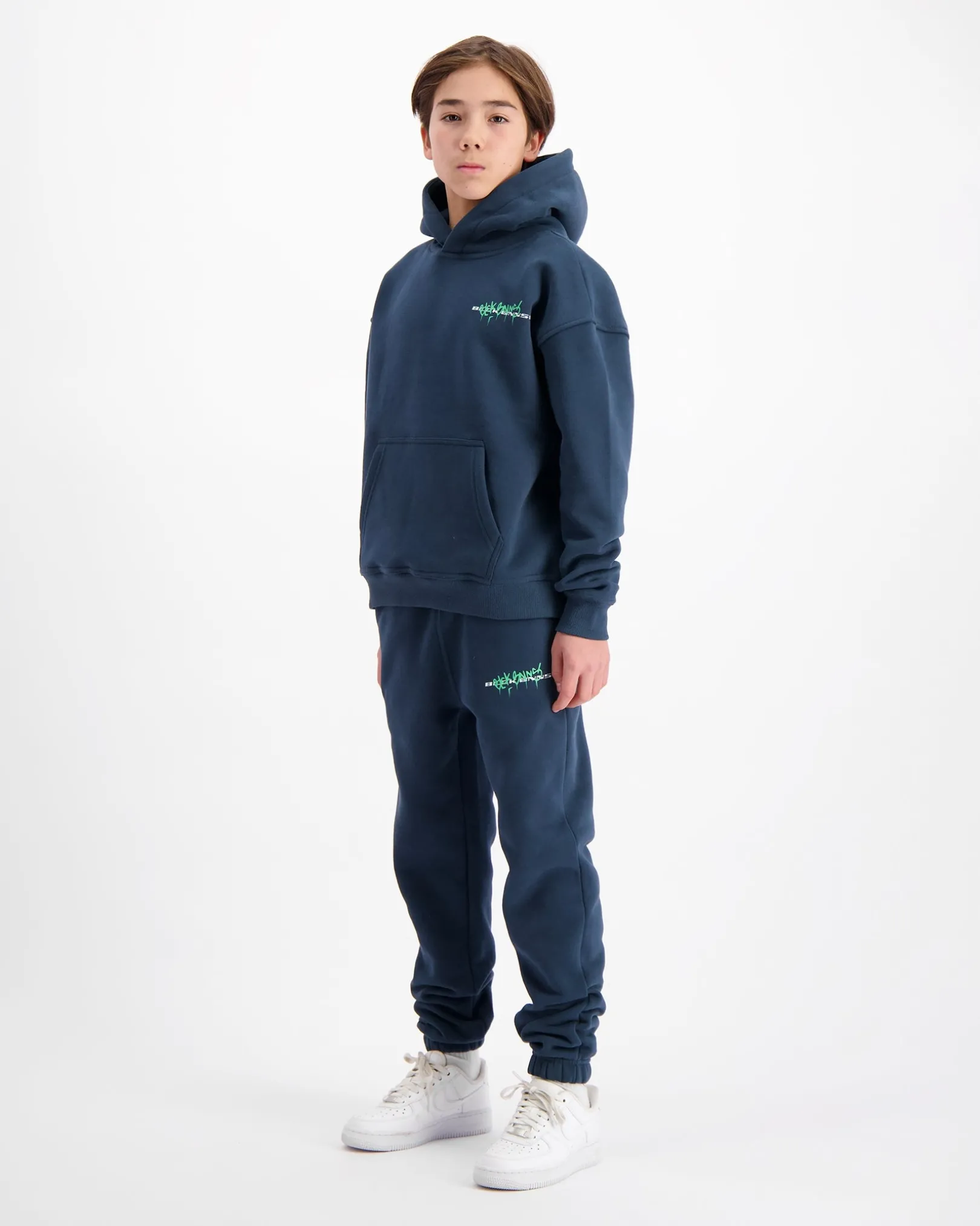 KIDS SPRAYED SWEATPANTS | Marine