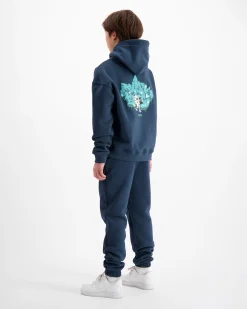 KIDS SPRAYED SWEATSUIT | Navy
