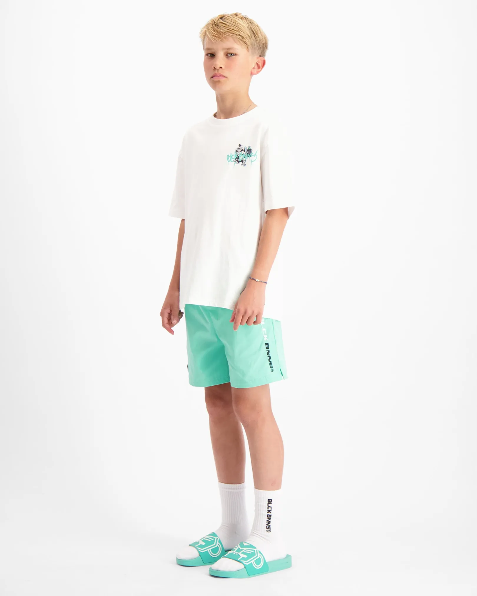 KIDS SPRAYED T-SHIRT | Wit