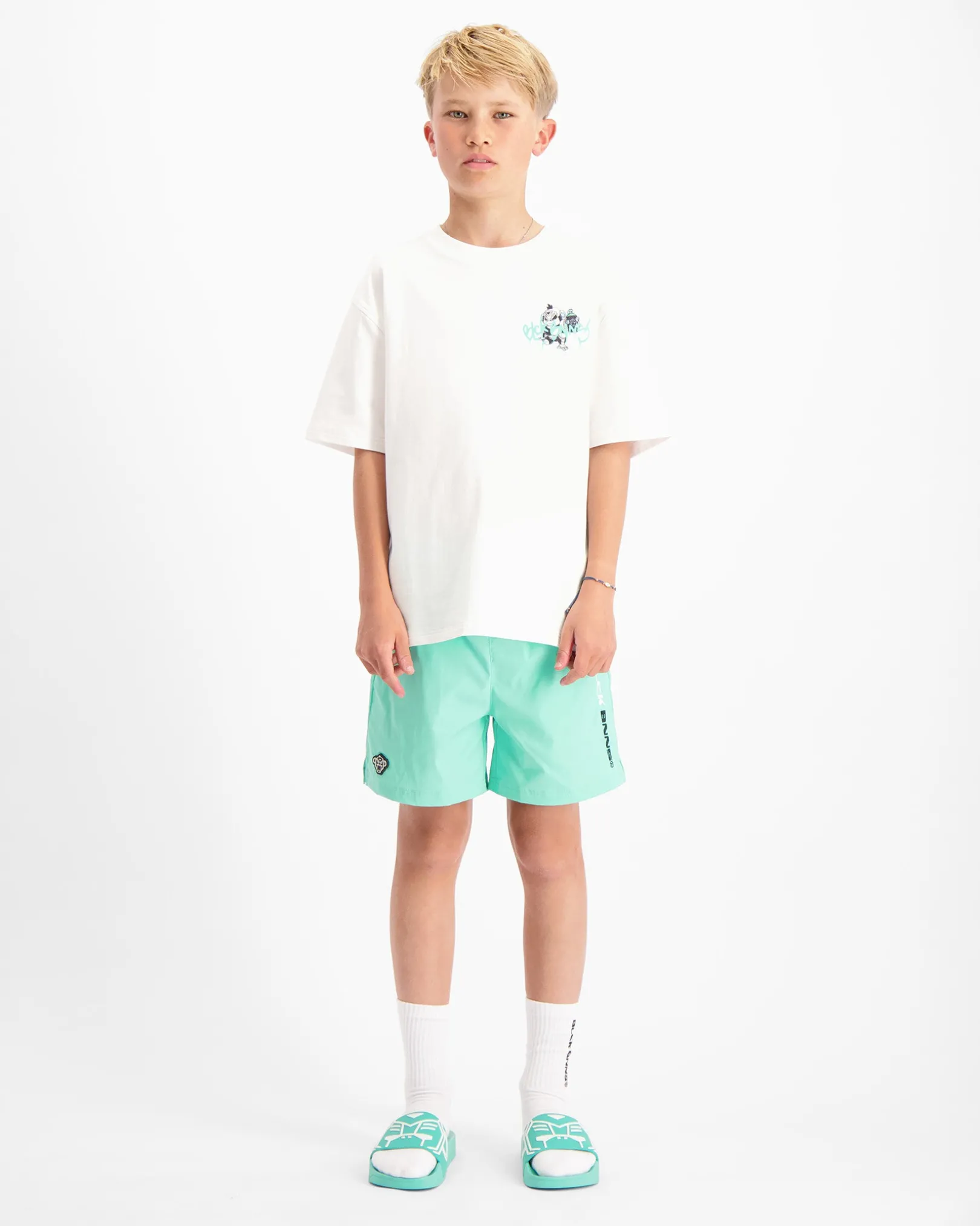 KIDS SPRAYED T-SHIRT | Wit