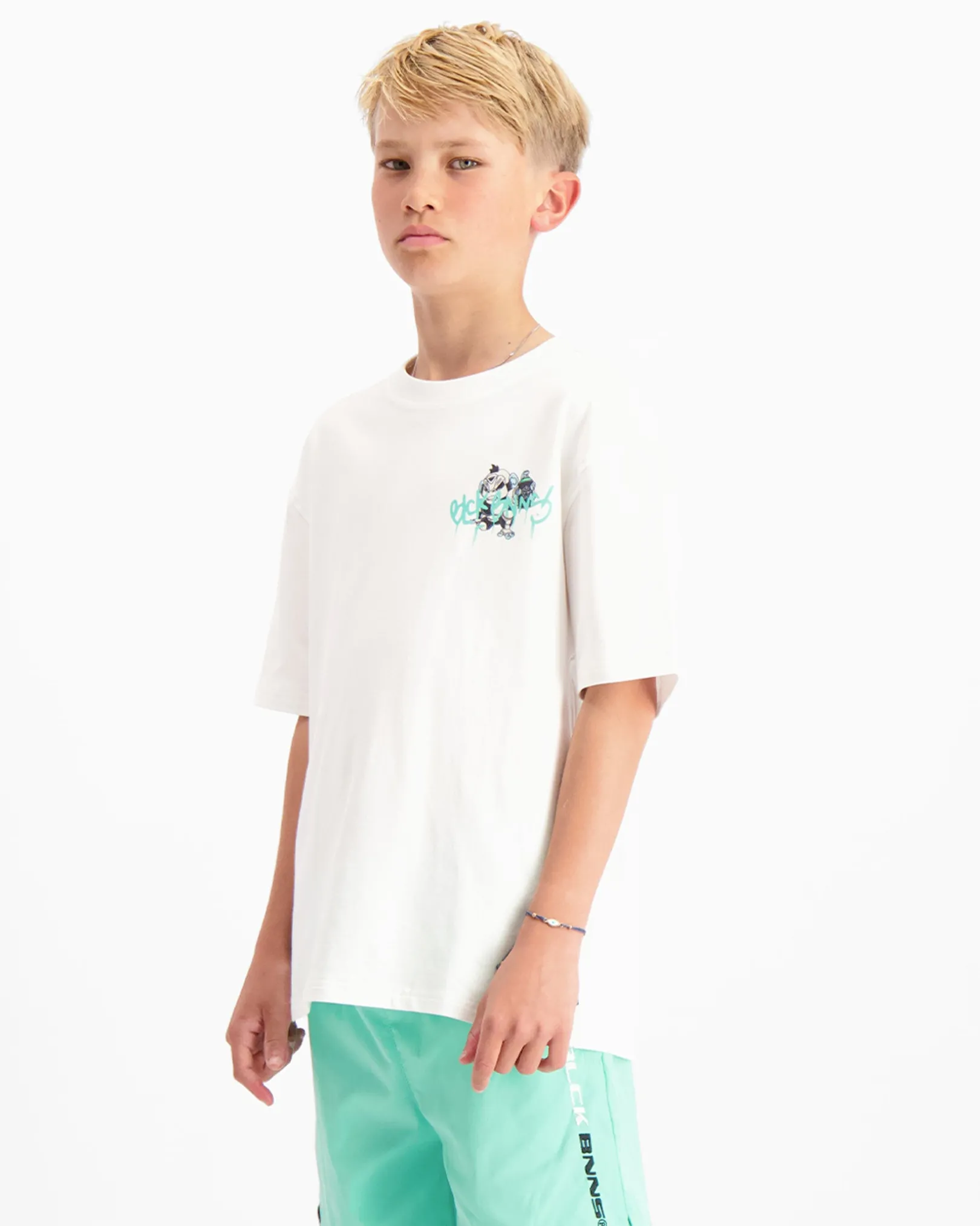 KIDS SPRAYED T-SHIRT | Wit