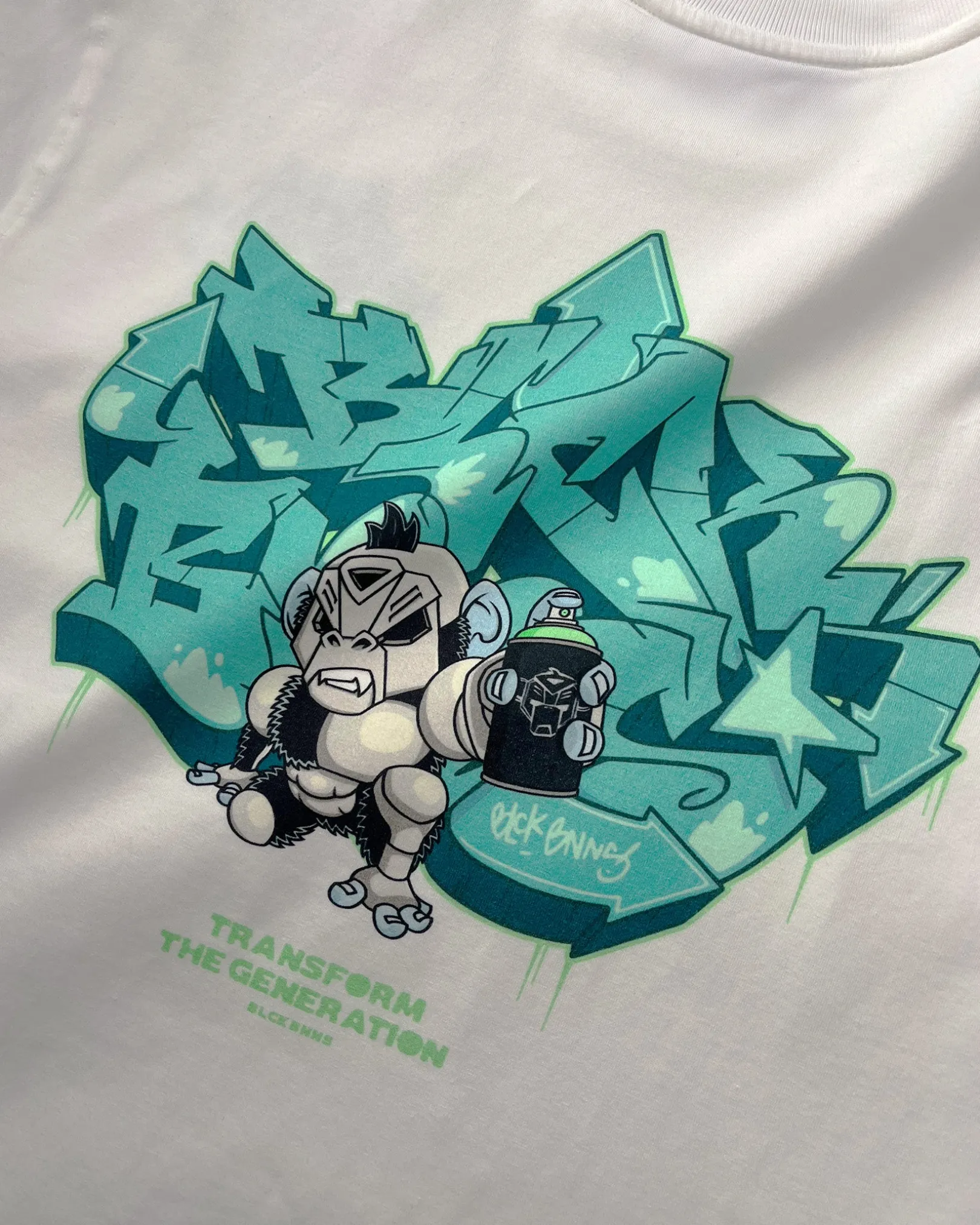 KIDS SPRAYED T-SHIRT | Wit