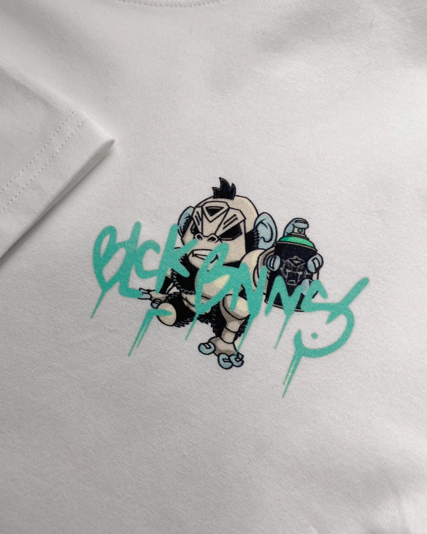 KIDS SPRAYED T-SHIRT | Wit