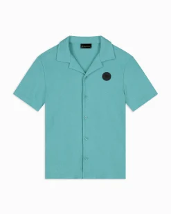 KIDS WAFFLE SHIRT SET | Groen