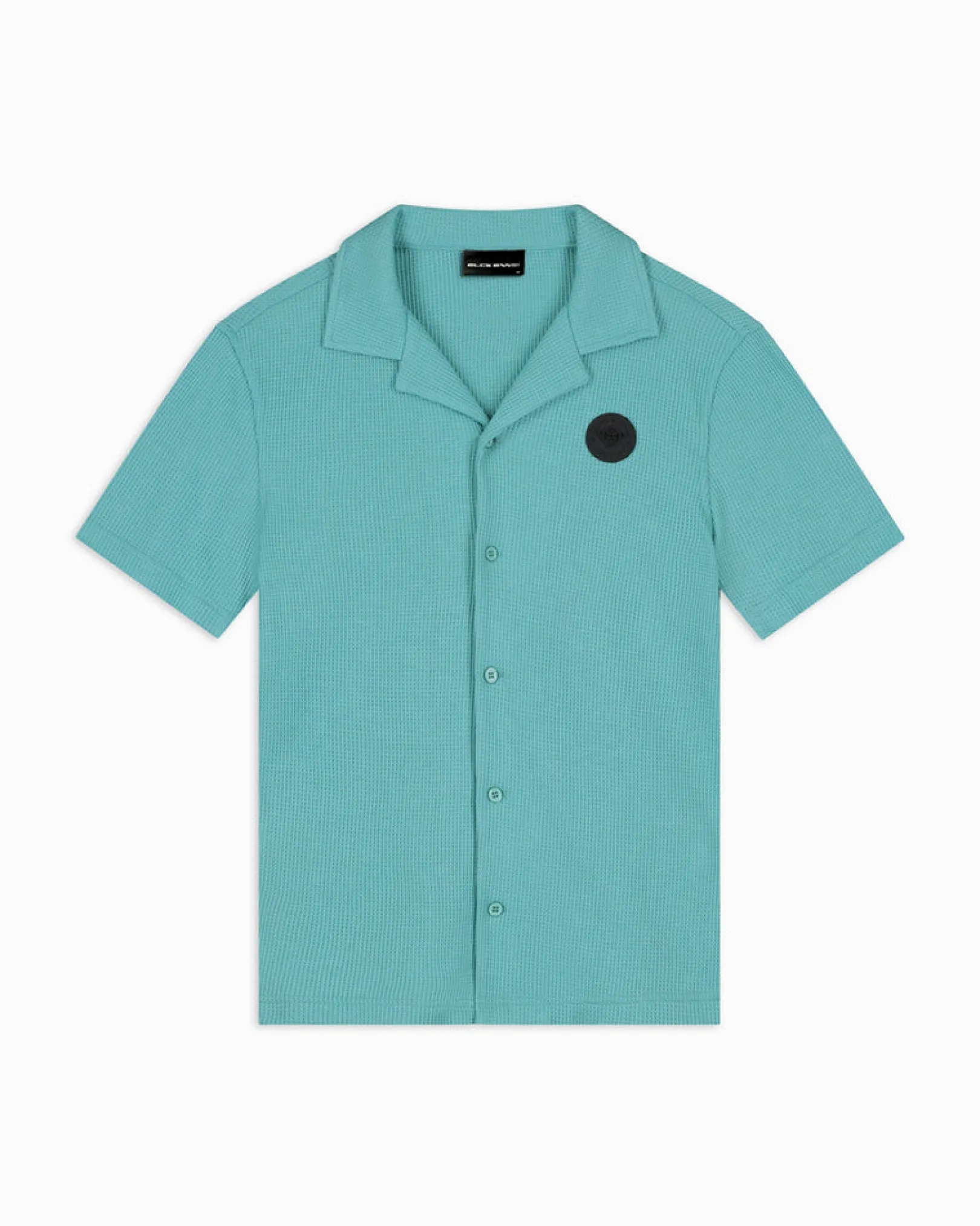 KIDS WAFFLE SHIRT SET | Groen