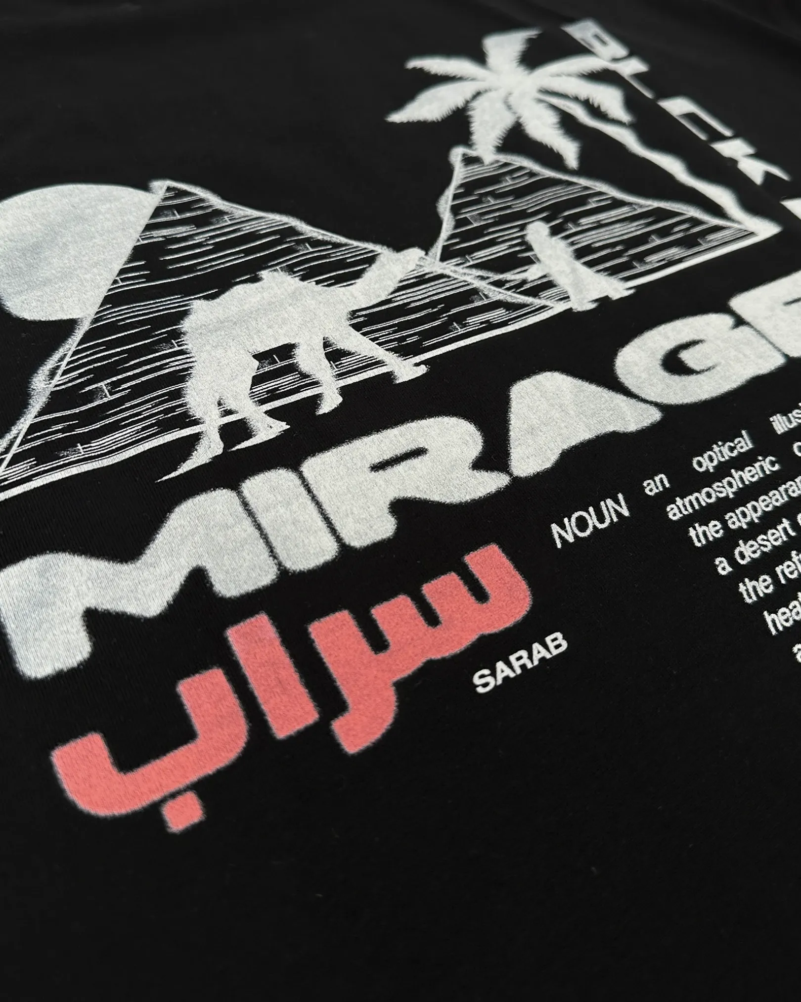 MIRAGE T-SHIRT | Zwart