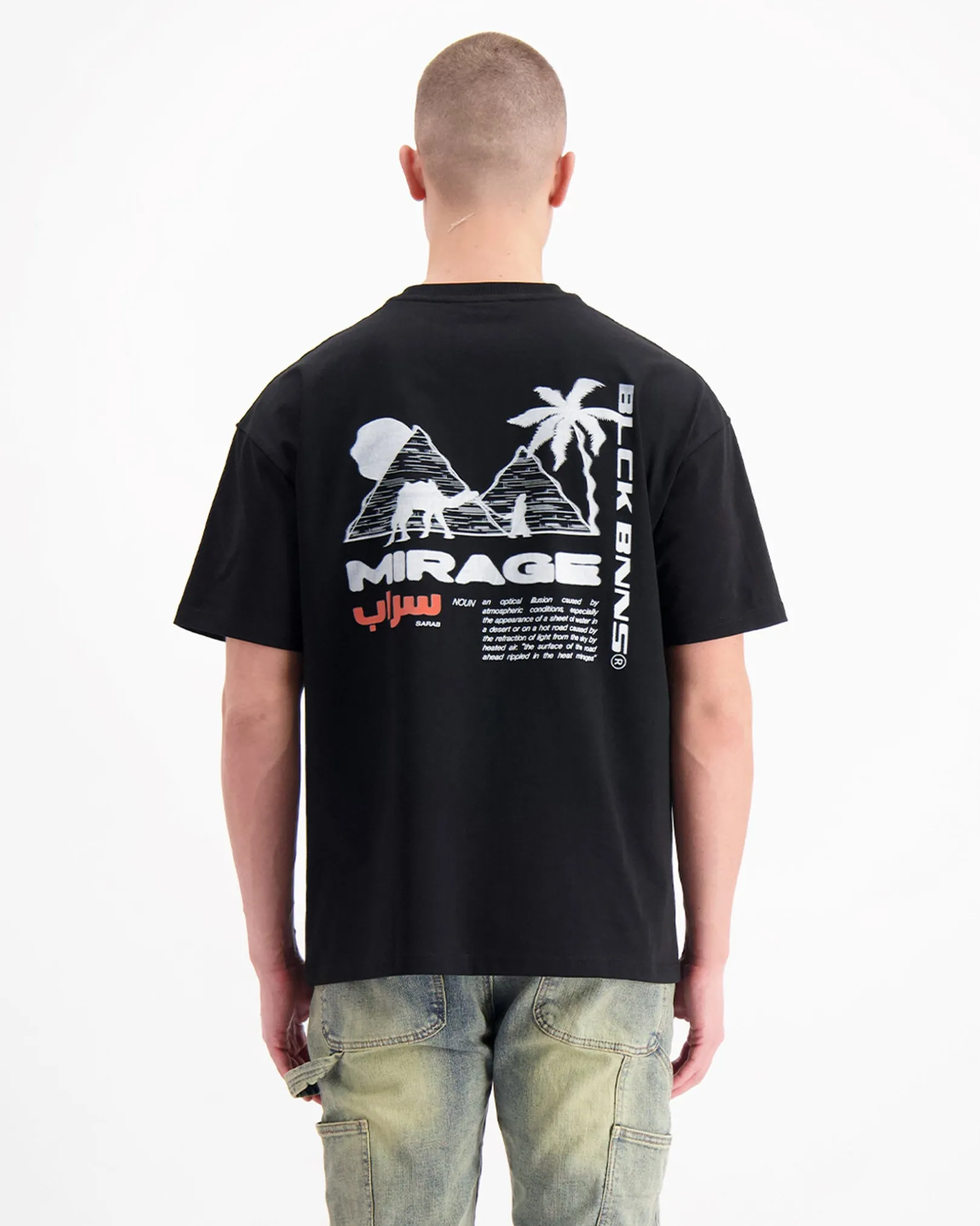 MIRAGE T-SHIRT | Zwart