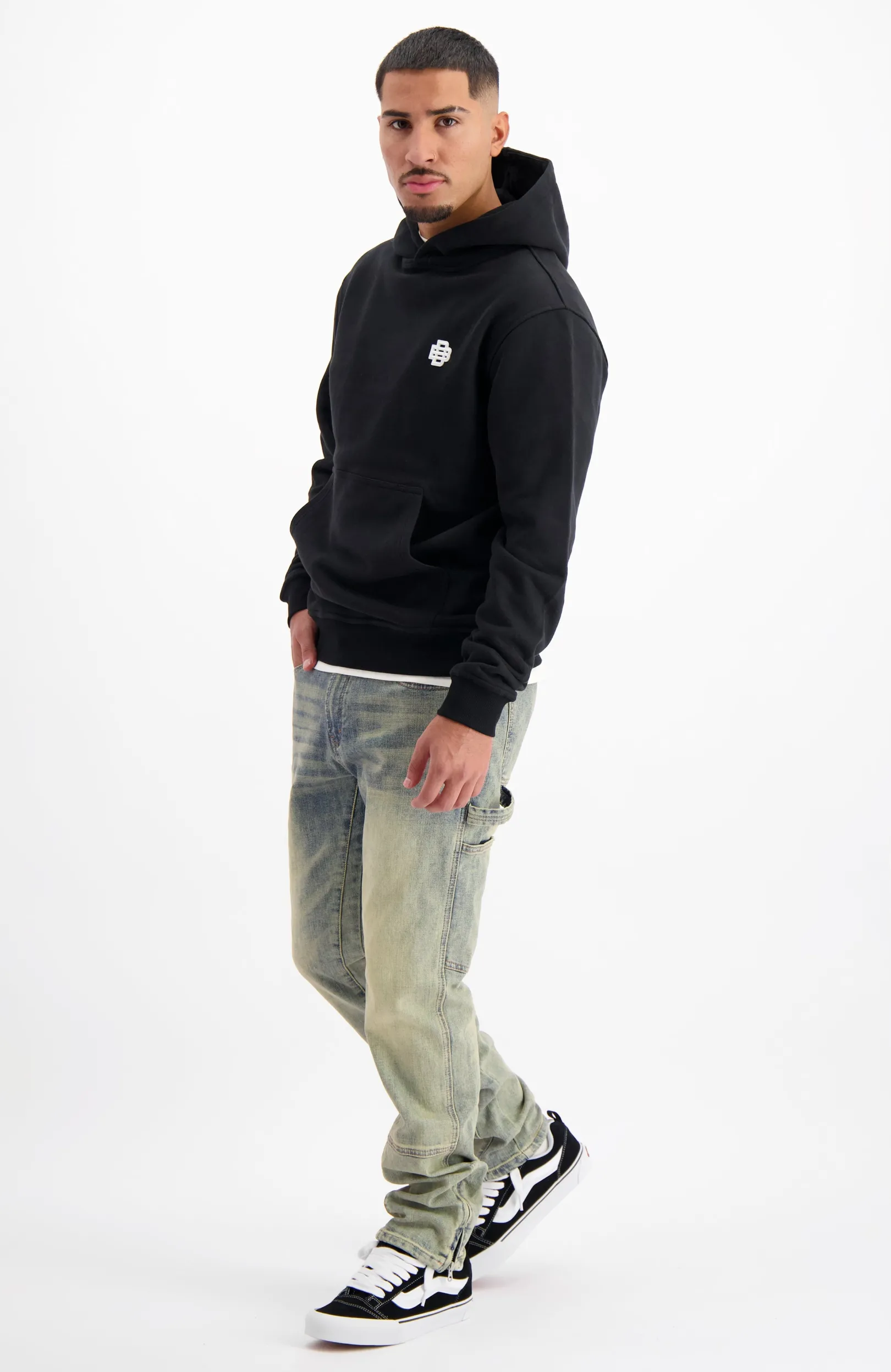 MONO RELAX HOODIE | Zwart
