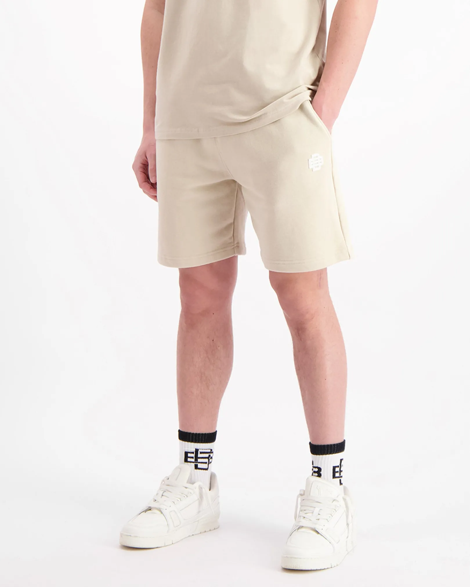 MONO RELAX SWEATSHORTS | Zand