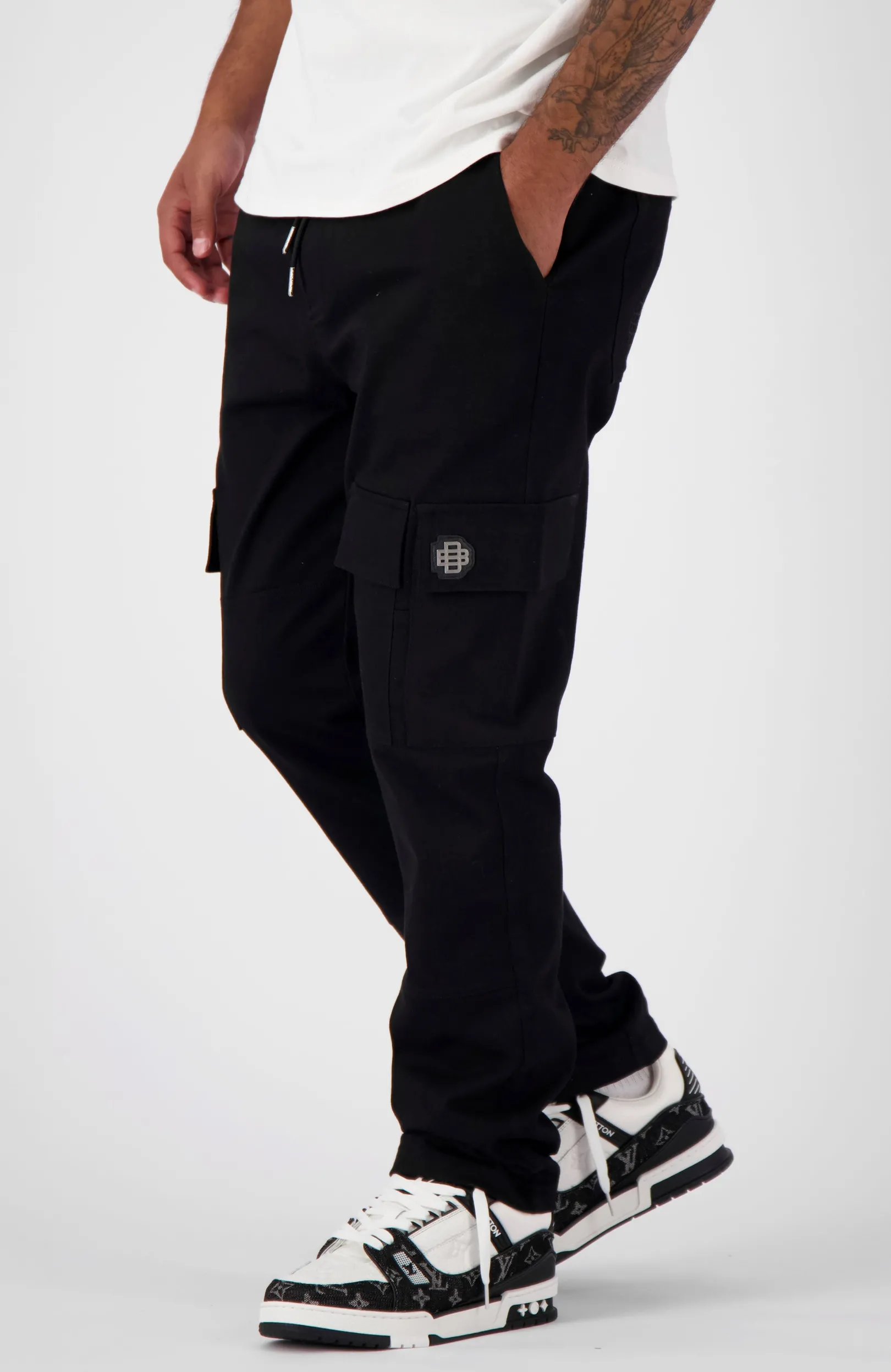 MONOGRAM CARGO broek | Zwart