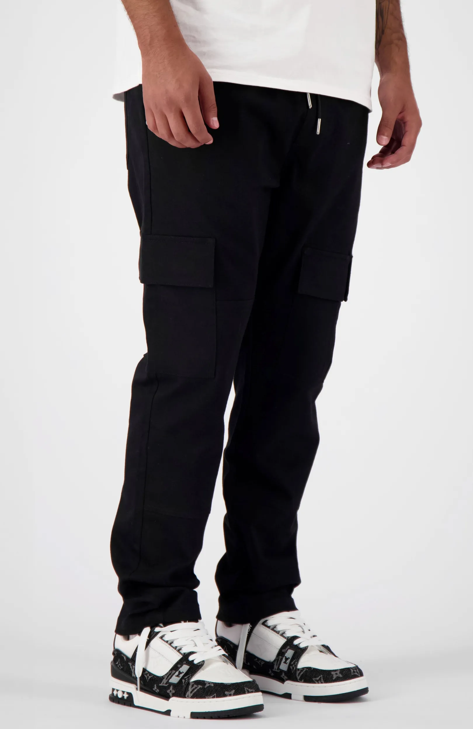 MONOGRAM CARGO broek | Zwart