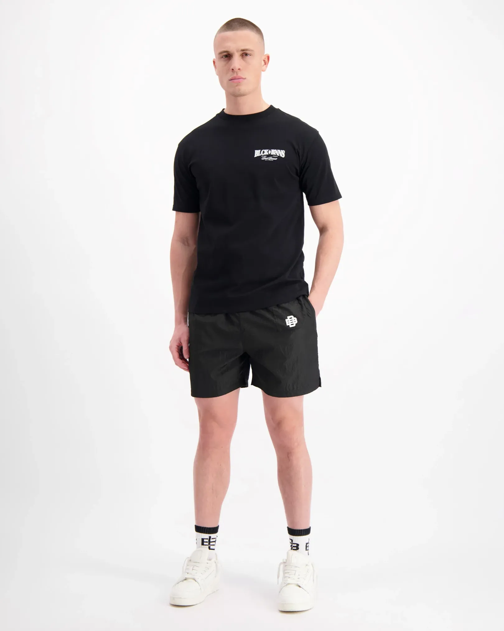 MONOGRAM SWIMSHORTS | Zwart