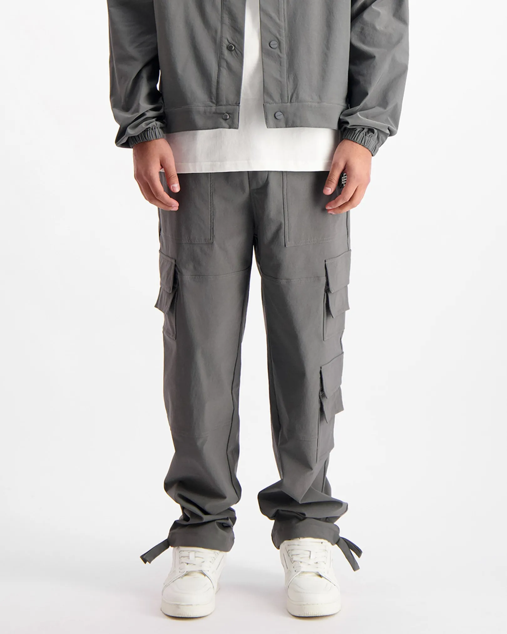 MONOGRAM TECH CARGO broek | Charcoal