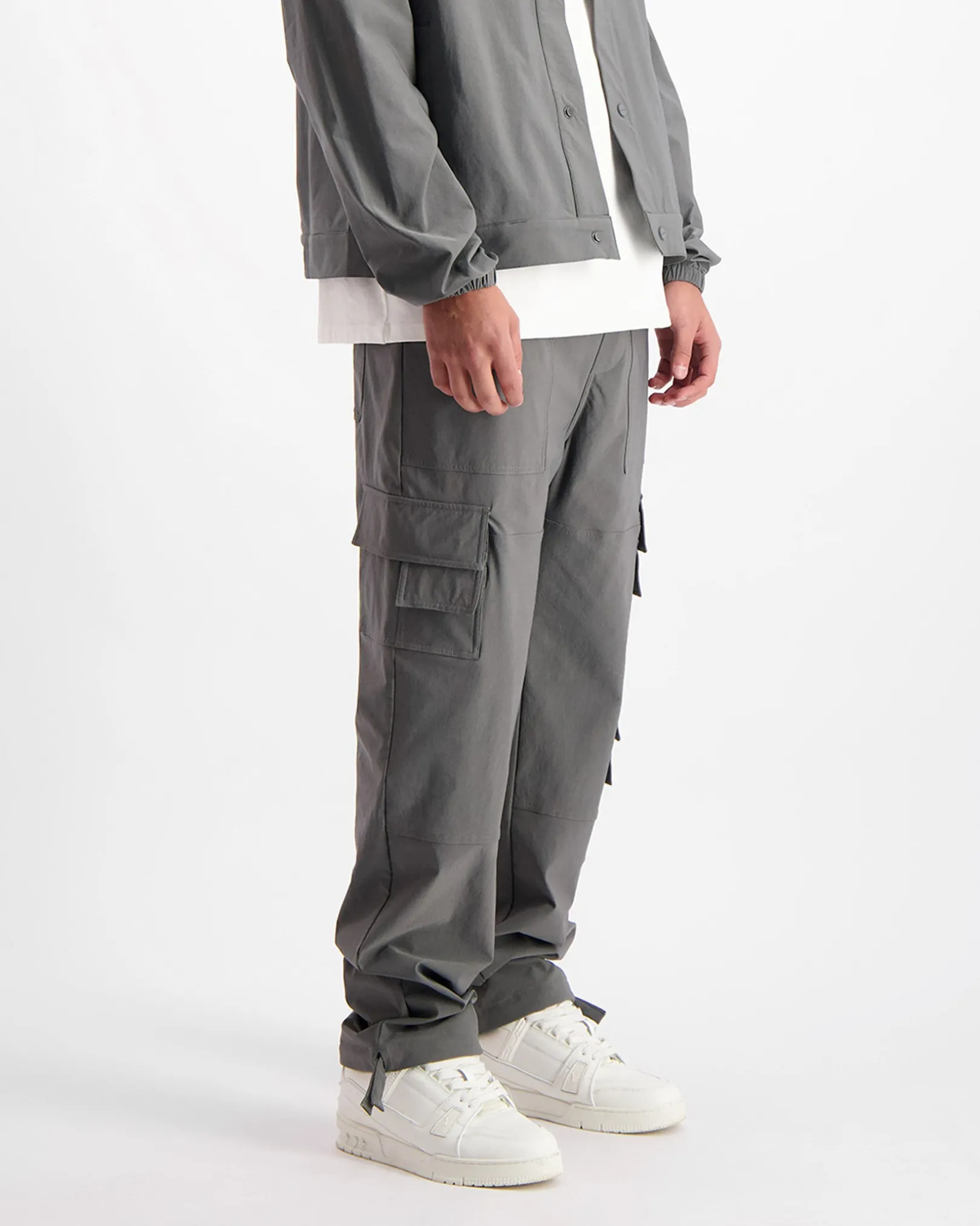 MONOGRAM TECH CARGO broek | Charcoal