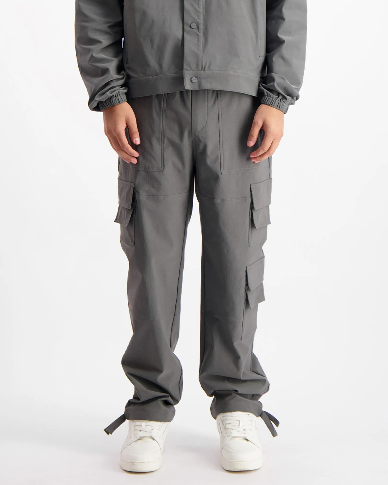 MONOGRAM TECH CARGO broek | Charcoal