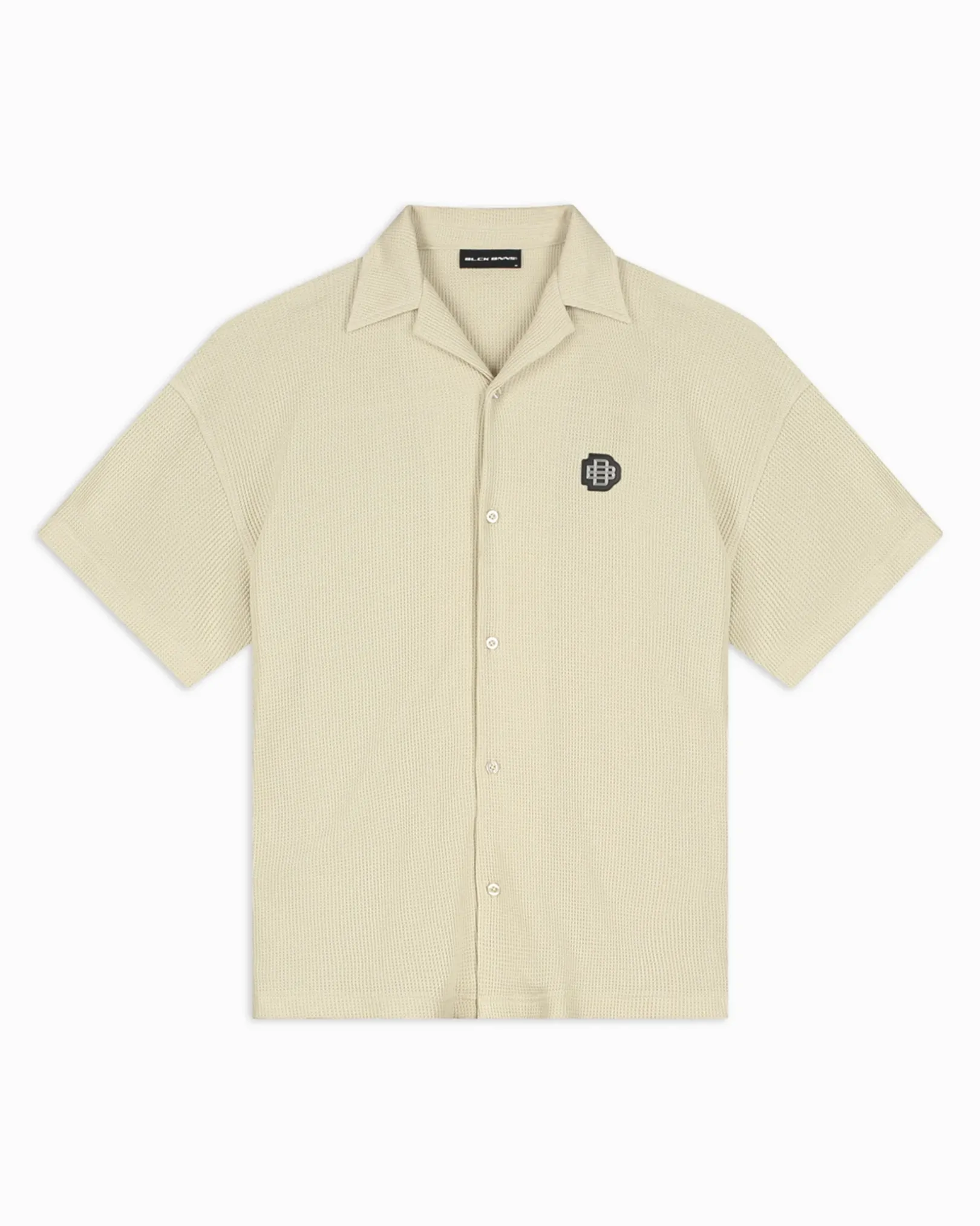 MONOGRAM WAFFLE SHIRT | Beige