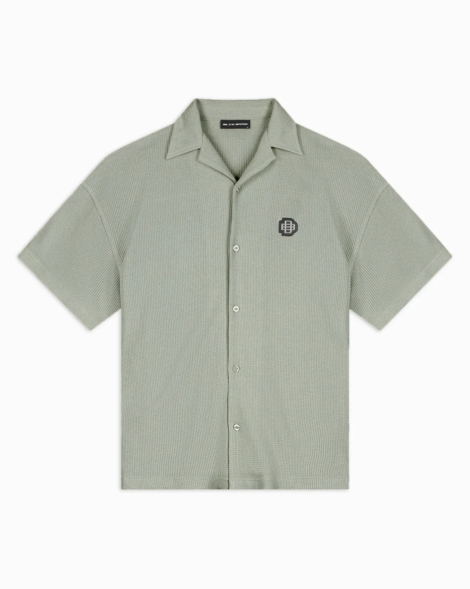 MONOGRAM WAFFLE SHIRT | Groen