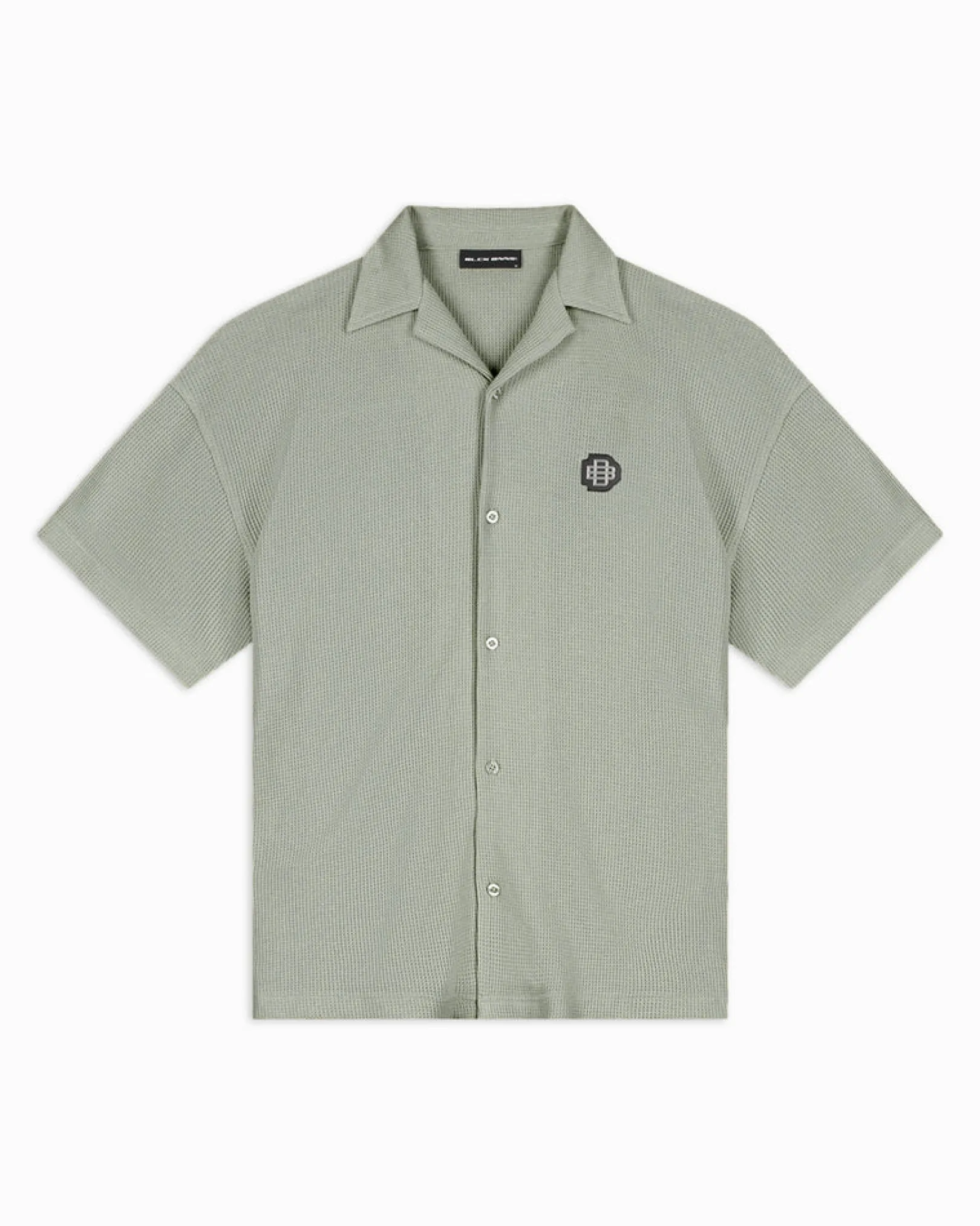 MONOGRAM WAFFLE SHIRT SET | Groen