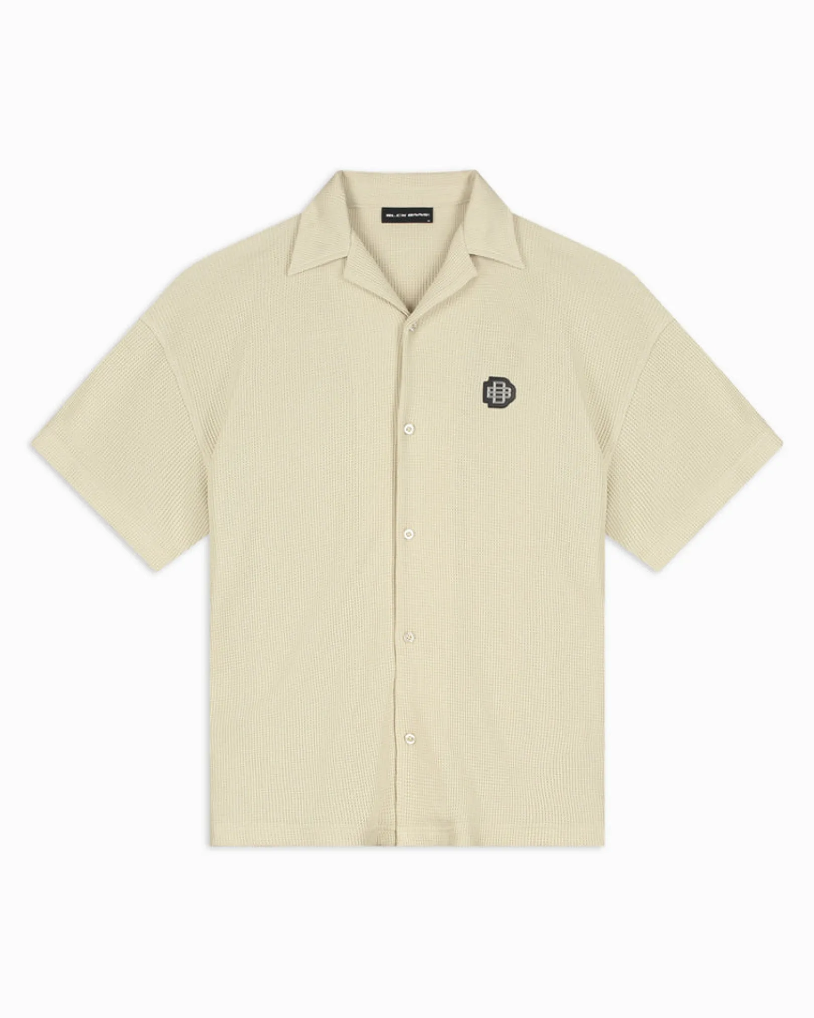 MONOGRAM WAFFLE SHIRT SET | Beige