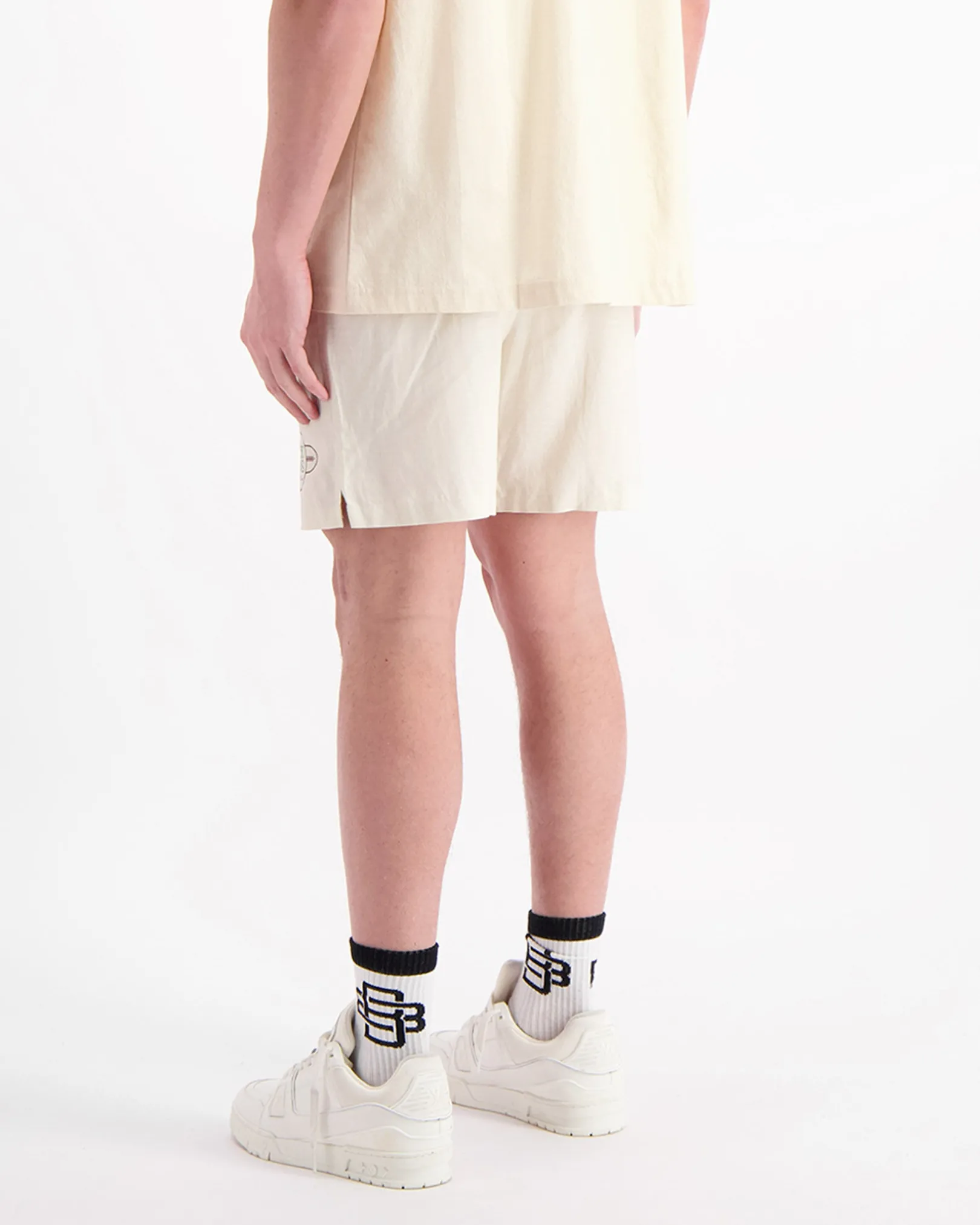 NOMAD LINNEN SHORTS | Zand