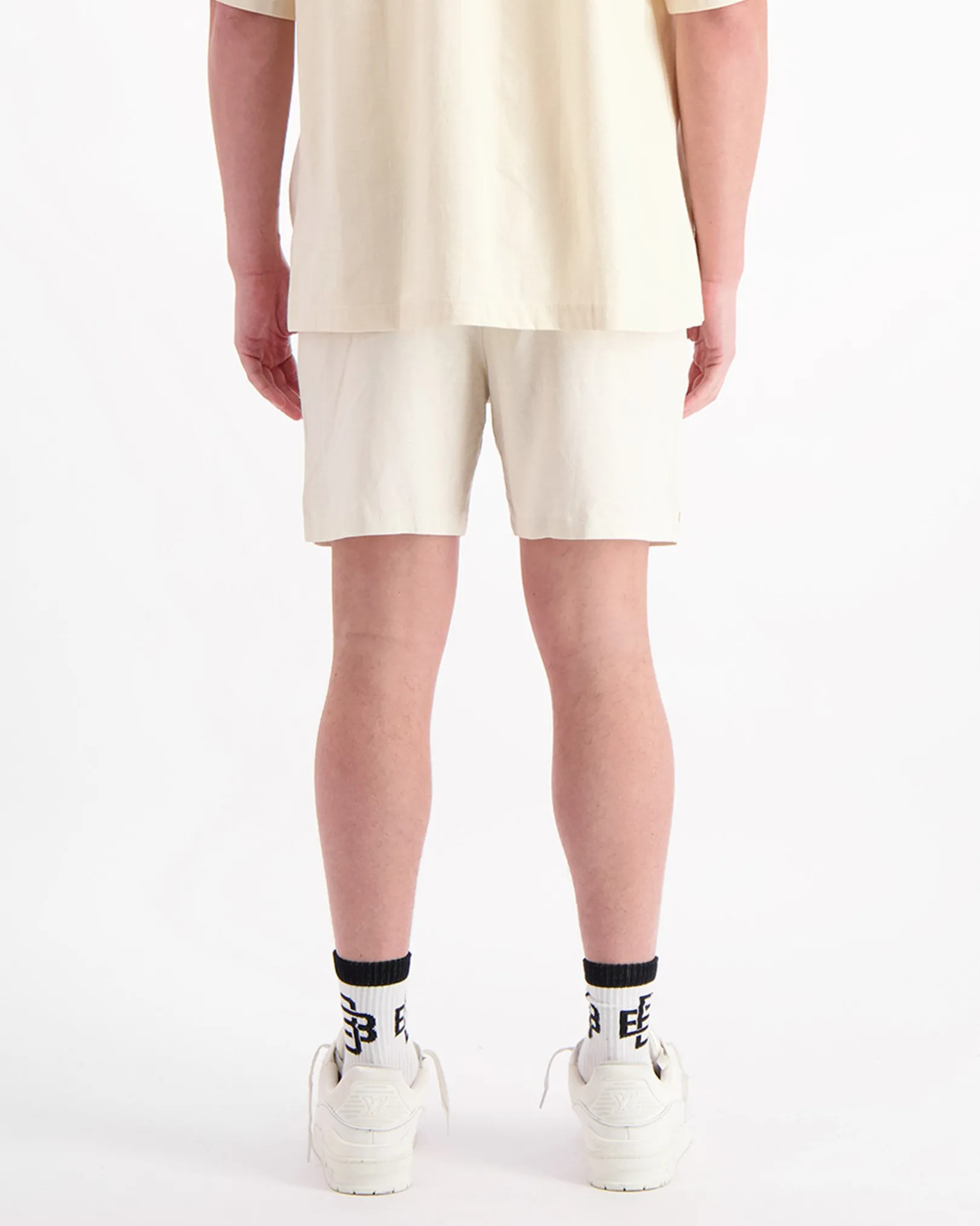 NOMAD LINNEN SHORTS | Zand