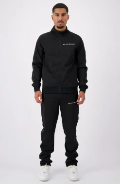 TAPED INITIAL TRACKTOP | Zwart