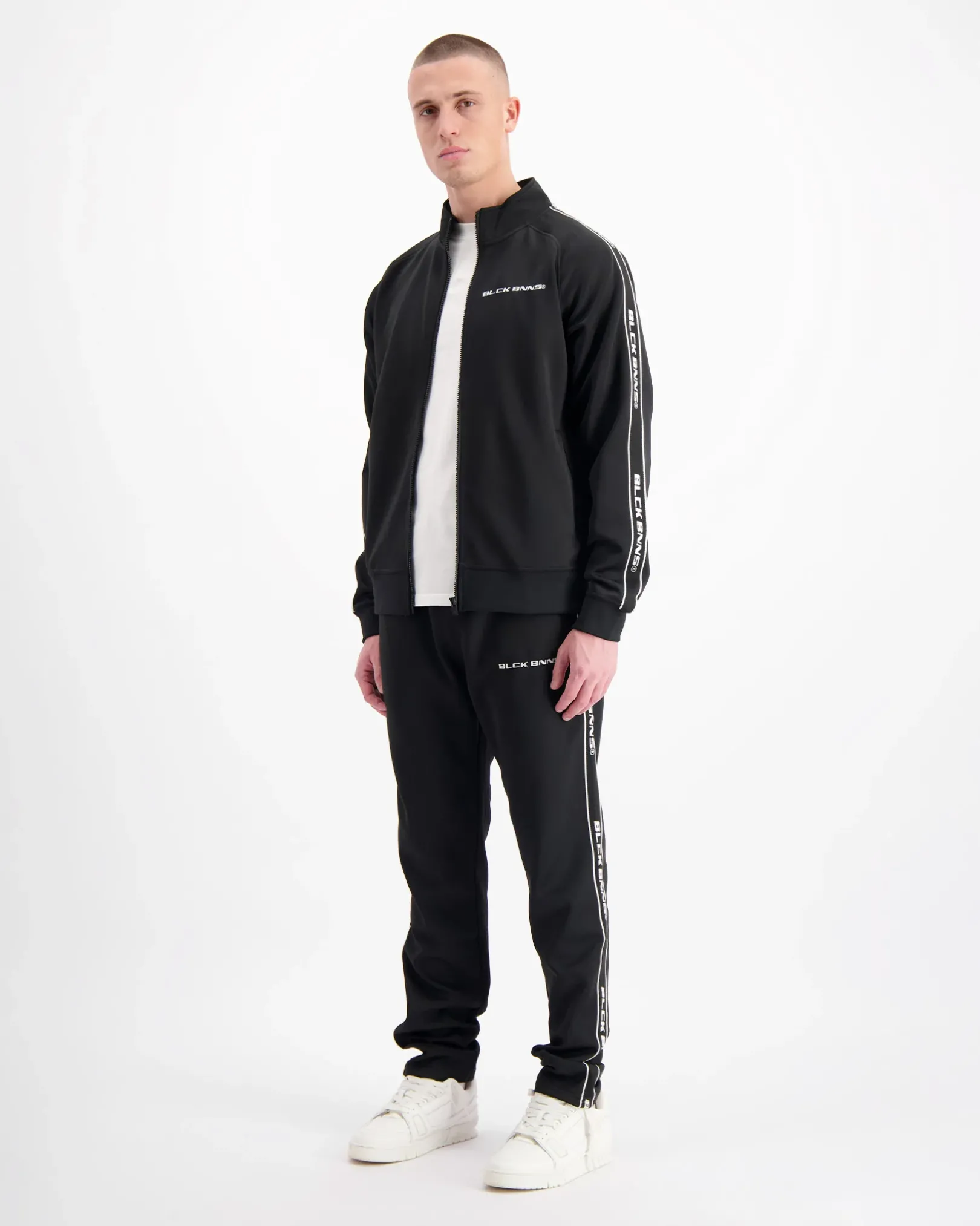 TAPED TRACKPANTS | Zwart