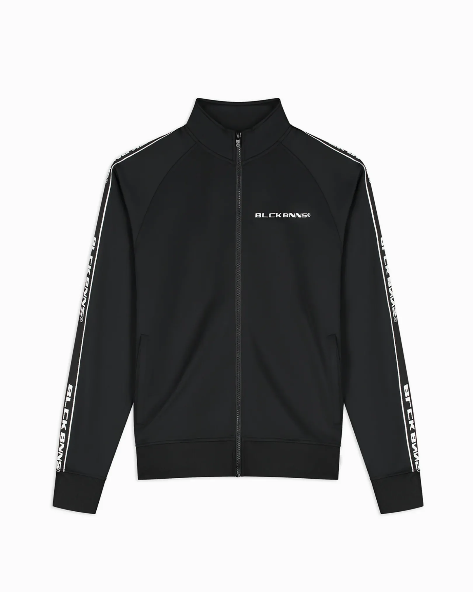TAPED TRACKTOP | Zwart