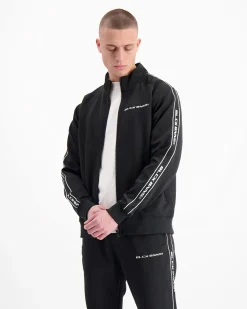 TAPED TRACKTOP | Zwart