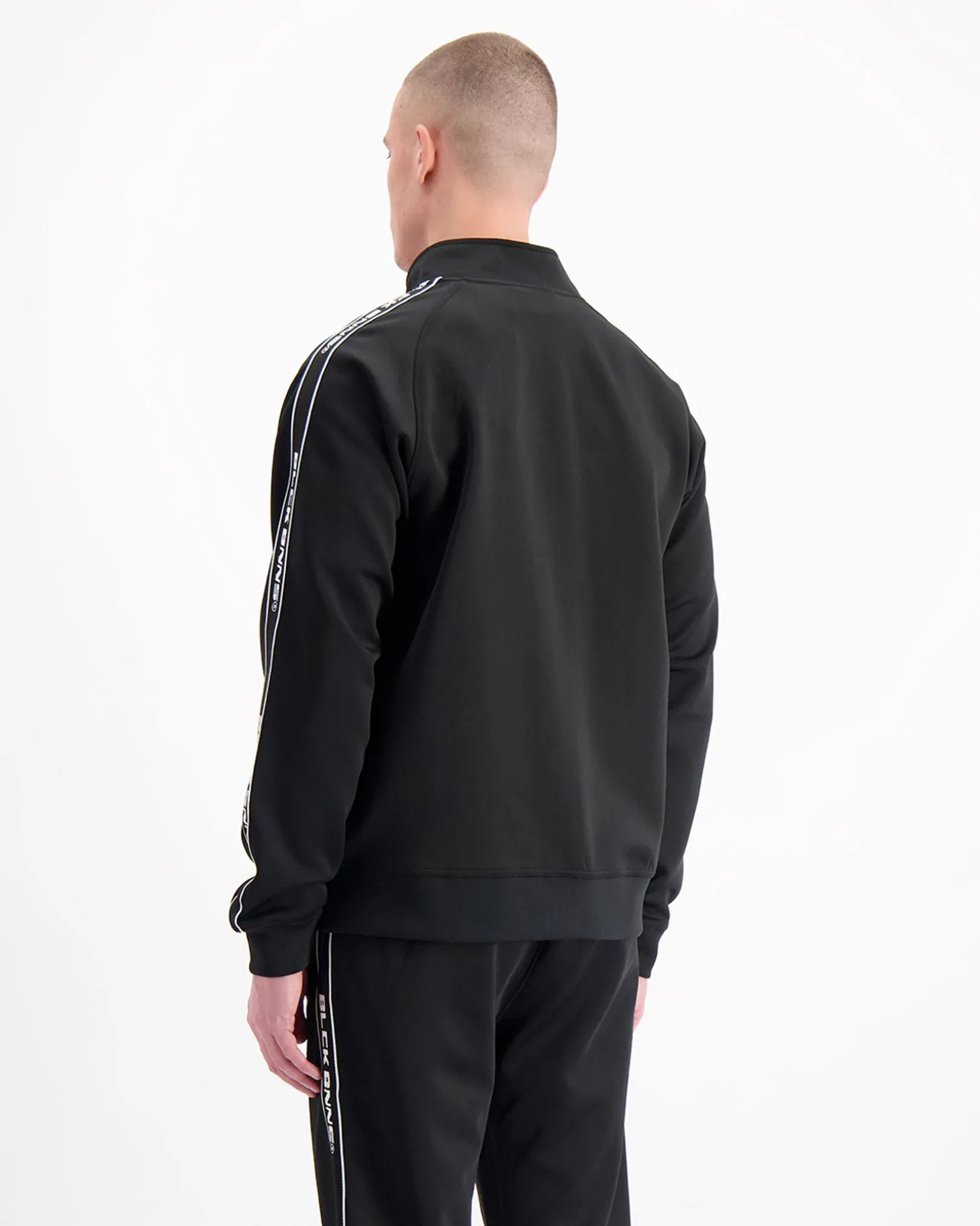 TAPED TRACKTOP | Zwart