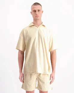 TERRY LOUNGE POLO | Zand