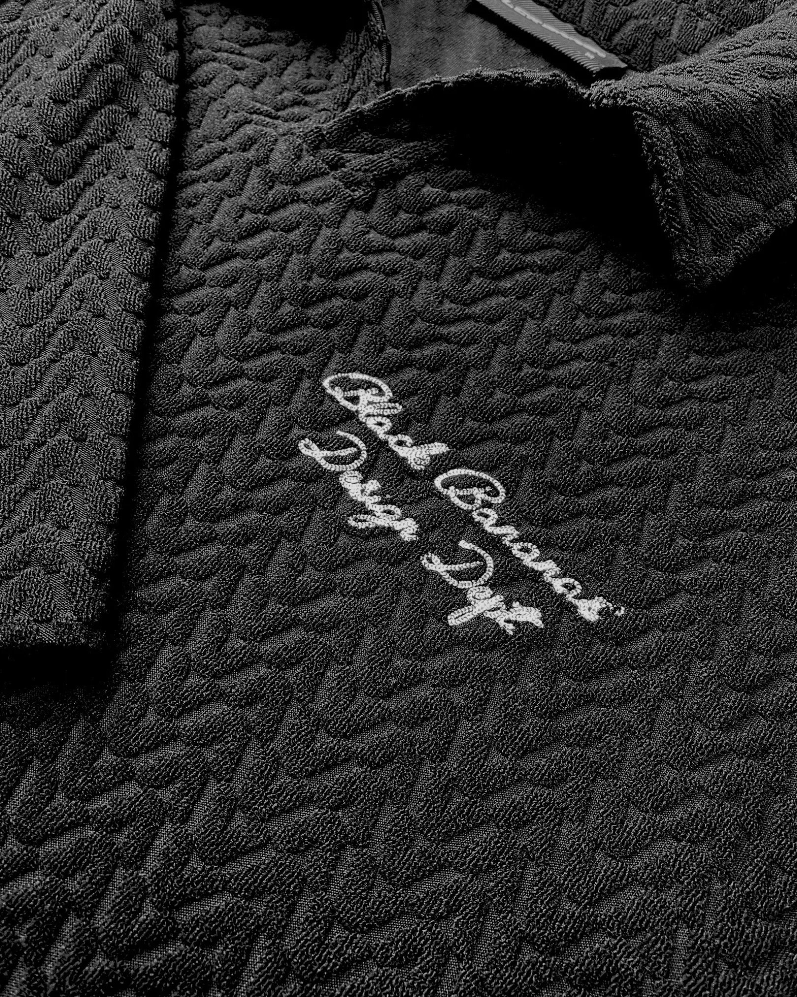 TERRY LOUNGE POLO Zwart