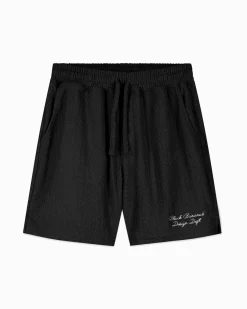 TERRY LOUNGE SHORTS | Zwart