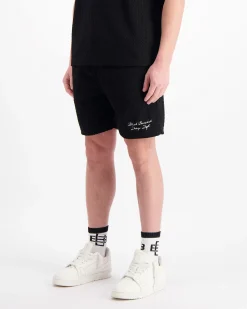 TERRY LOUNGE SHORTS | Zwart
