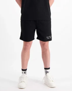 TERRY LOUNGE SHORTS | Zwart