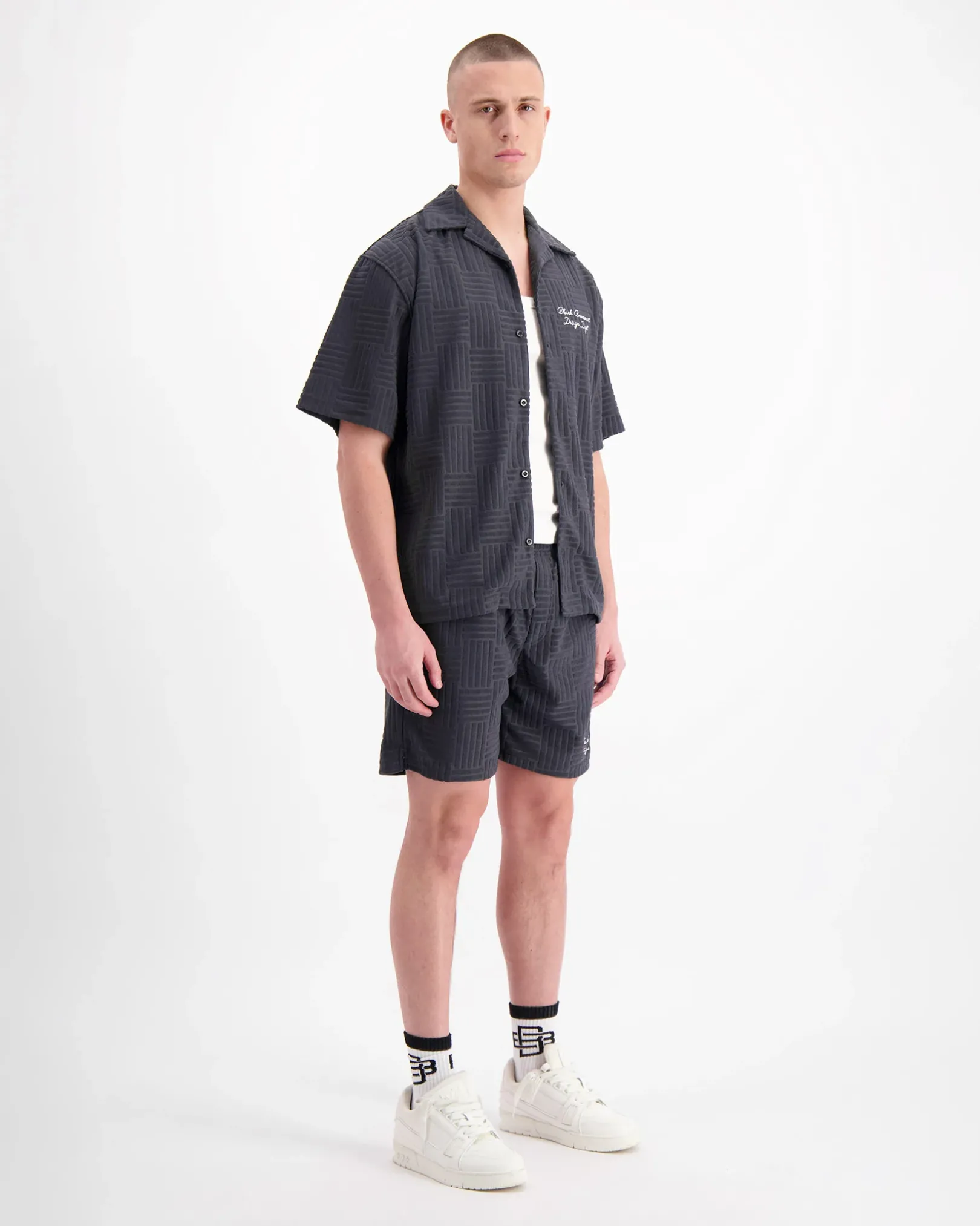 TERRY RESORT SHIRT | Marine