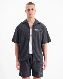 TERRY RESORT SHIRT | Marine