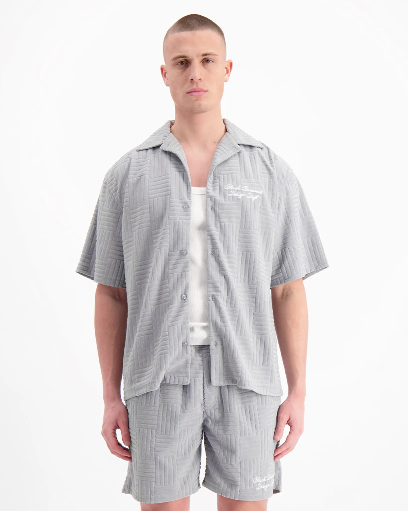 TERRY RESORT SHIRT Grijs