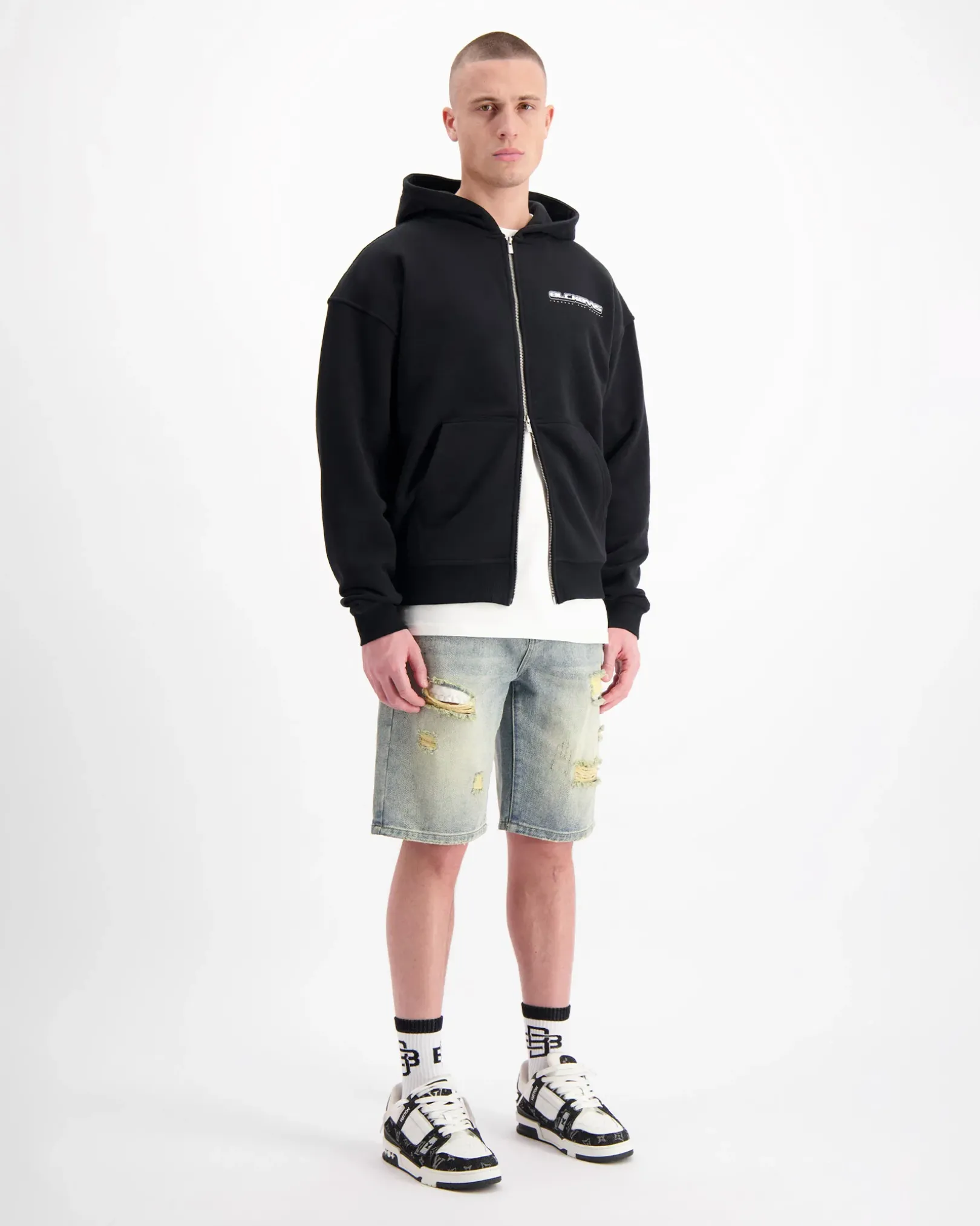 TTD ZIP HOODIE | Zwart