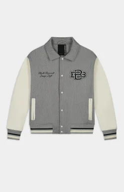 TWILL MONO JACKET | Grijs
