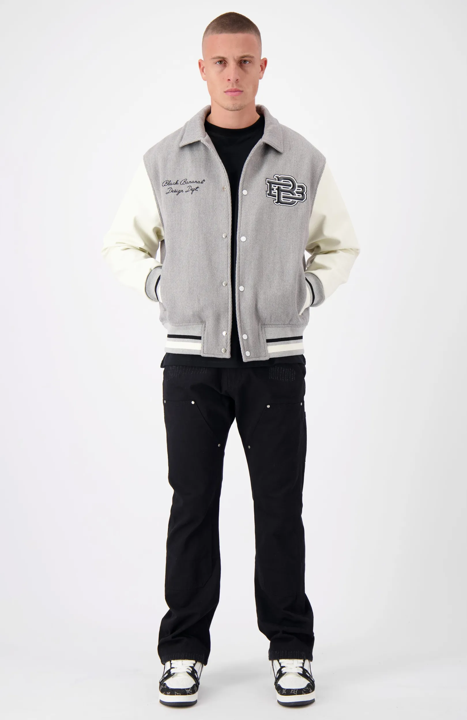 TWILL MONO JACKET | Grijs
