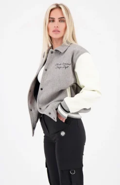 TWILL MONO JACKET | Grijs